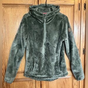 Gerry Women’s Plush 1/2 zip Pullover Hoodie. Size medium.